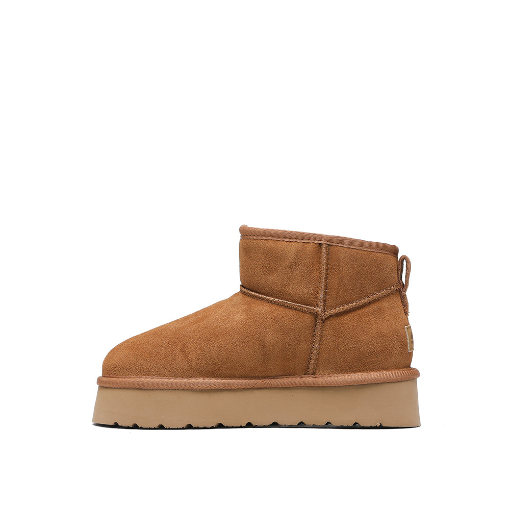 DREAMMERINO Zip Up Platform Ultra Mini Boots