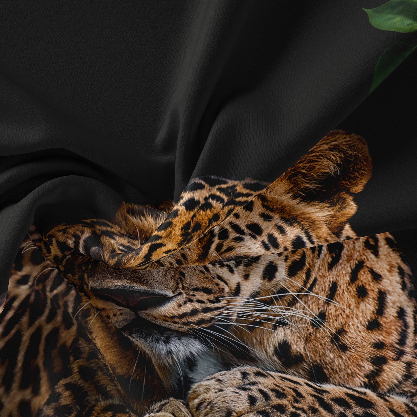 3pcs Romantic Rose Leopard Animal Duvet Cover Set