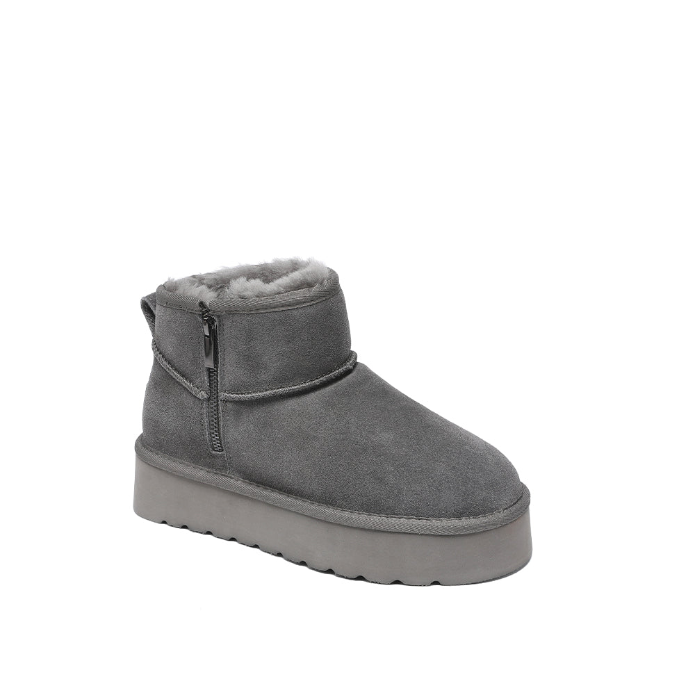 DREAMMERINO Zip Up Platform Ultra Mini Boots